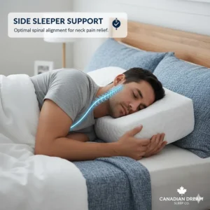 Close-up artistic rendering of a thick-knit wool winter blanket texture in a classic grey and red lumberjack palette.