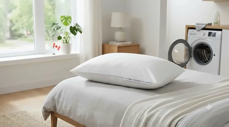 Premium fully washable pillow for a clean, restful sleep