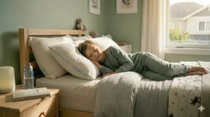 Compact travel-sized pillow for kids for comfort on the go.