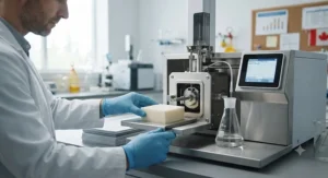 Independent laboratory testing the safety of CertiPUR-US certified foam.