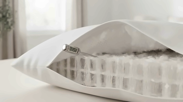 Step-by-step guide on how to spot clean a pillow safely at home.