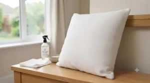 Durable low maintenance pillow that keeps its shape after long-term use. / Oreiller durable facile d'entretien qui conserve sa forme après une utilisation prolongée.