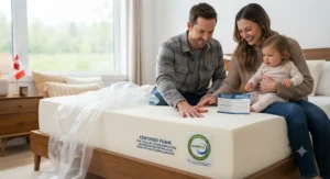 New mattress foam dissipating scents safely after CertiPUR-US certification.