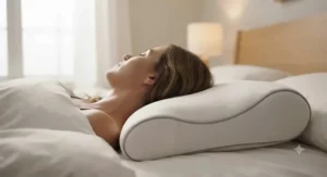 Ergonomic extra soft pillow supporting the head and neck alignment of a side sleeper