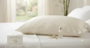 Hypoallergenic bamboo pillowcase ideal for sensitive skin and allergy relief.